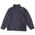 K-Way Womens Hooded Windbreaker Jacket UK 14 Medium Navy Blue