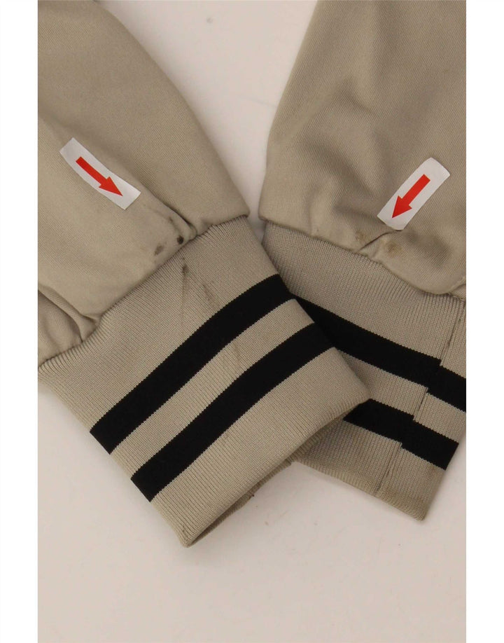 Champion Veste de survêtement pour homme en polyester rayé beige moyen