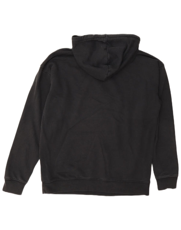Adidas Dame Oversized Hoodie Jumper UK 8 Small Grey Bomuld