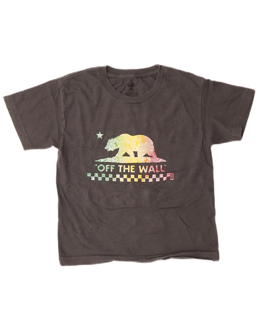 Vans Grafik-T-Shirt für Jungen, 8–9 Jahre, Größe S, Grau