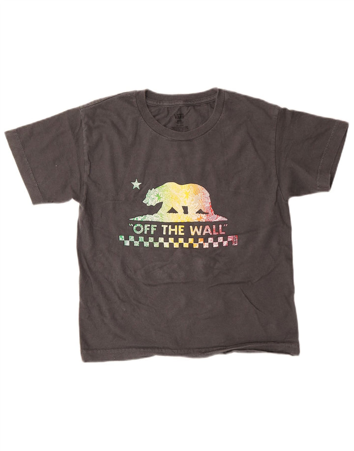 Vans Grafik-T-Shirt für Jungen, 8–9 Jahre, Größe S, Grau
