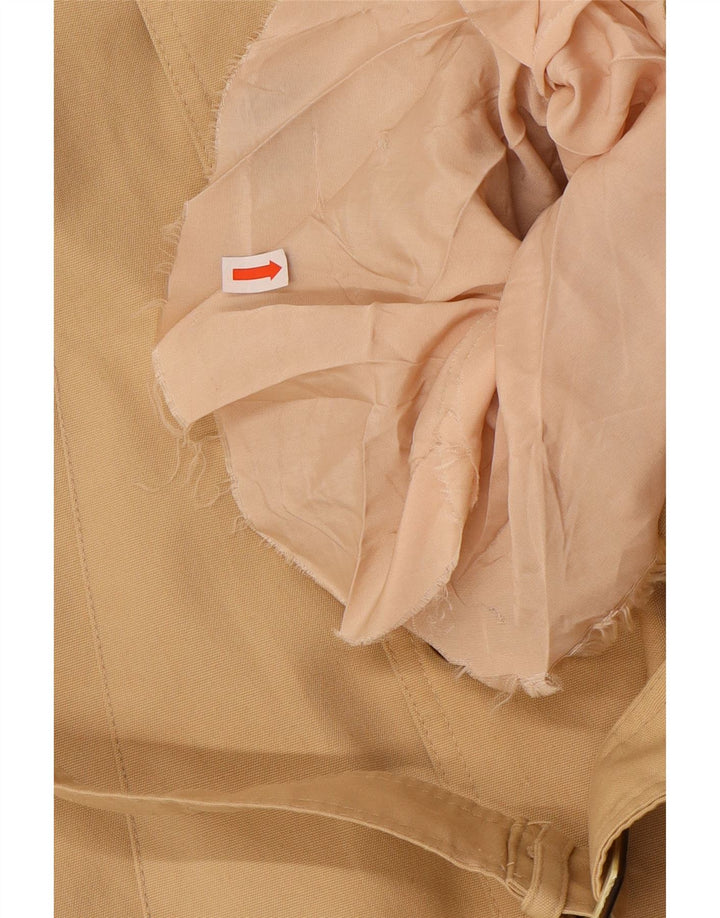Vintage Mens Trench Coat UK 36 Small Beige