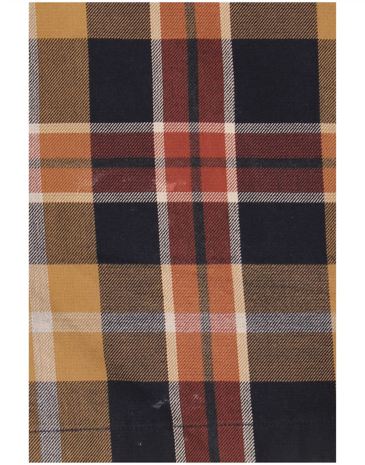 Marks & Spencer Mens Relaxed Fit Flannel Shirt Medium Multicoloured Plaid