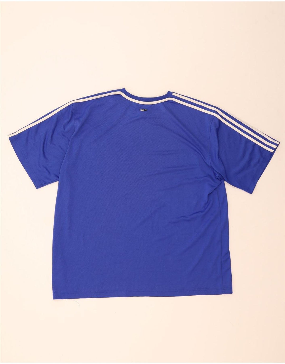 ADIDAS Mens Climalite T-Shirt Top 2XL Blue Polyester