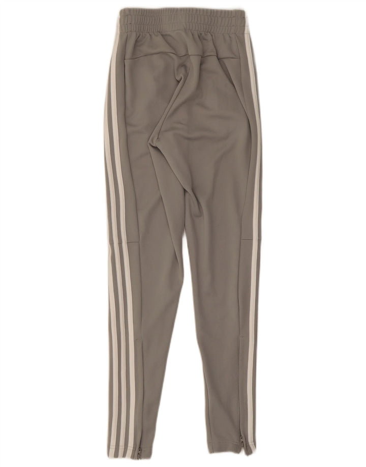 Adidas Womens Tracksuit Trousers UK 0/2 2XS Grey Polyester