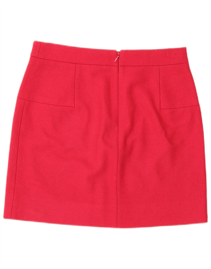 J. Crew Womens Mini Skirt US 2 XS W28  Pink Wool