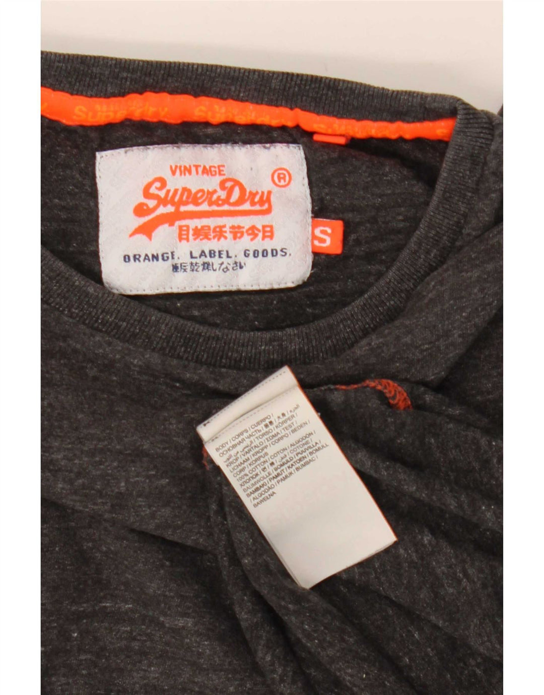 Superdry T-Shirt Homme Petit Gris Moucheté