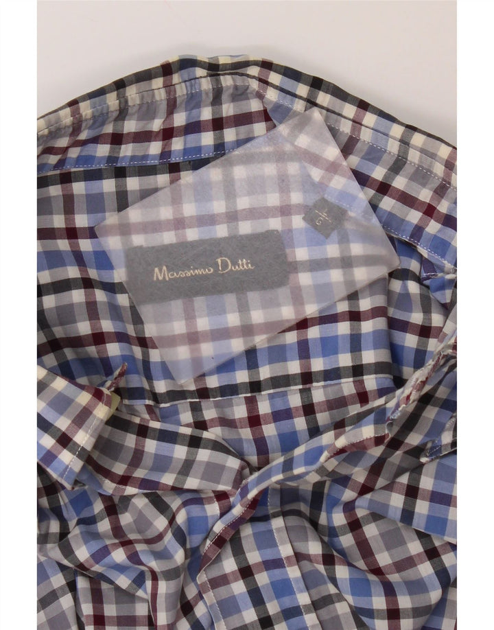 Massimo Dutti Herreskjorte Stor blå ternet