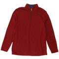 Ανδρικό φούτερ Izod με φερμουάρ Jumper XL από πολυεστέρα με κόκκινες φλύκταινες
