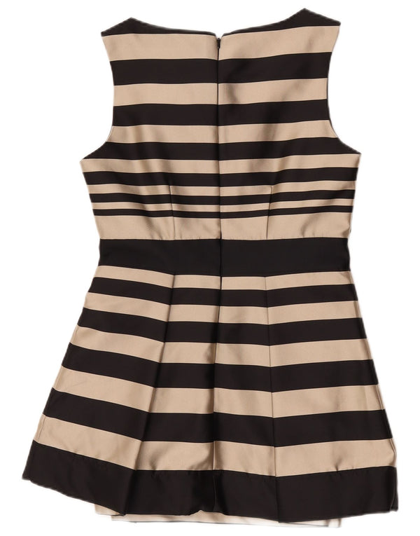 Hobbs Ärmelloses A-Linien-Kleid für Damen, Gr. 10, Größe S, Schwarz, gestreift
