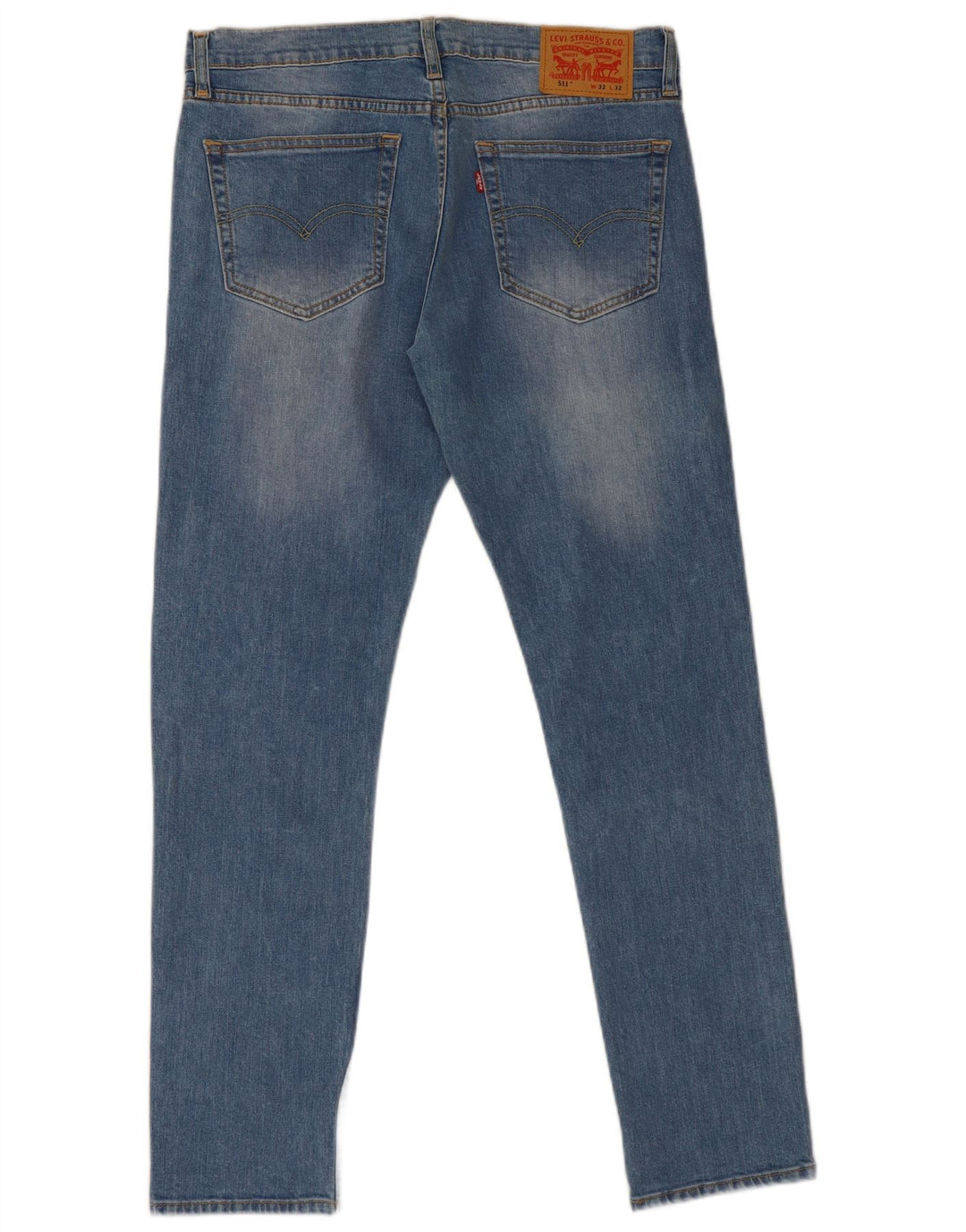 Levi's Herre 511 Slim Jeans W32 L32 Blå Bomuld