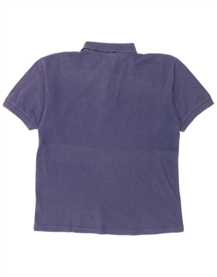 LEVI'S Mens Polo Shirt Large Blue Cotton