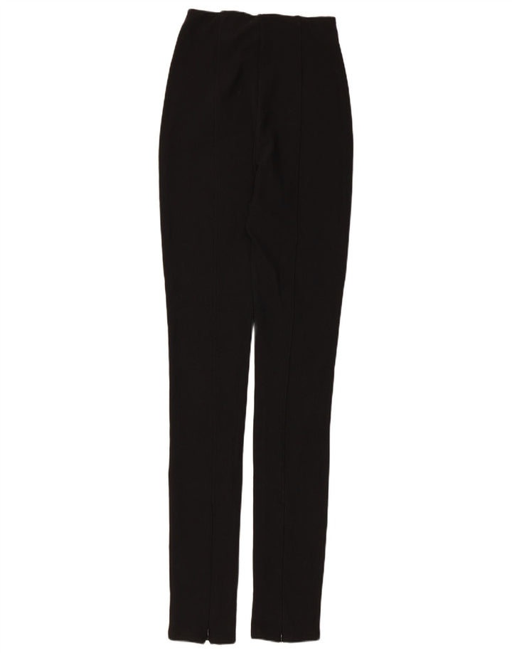 Zara Womens Skinny Trousers Medium W28 L34 Black Polyester