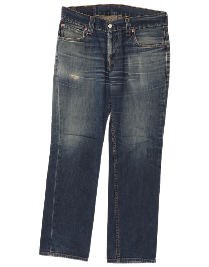 Levi's Mens 511 Distressed Slim Jeans W33 L29 Blue Cotton