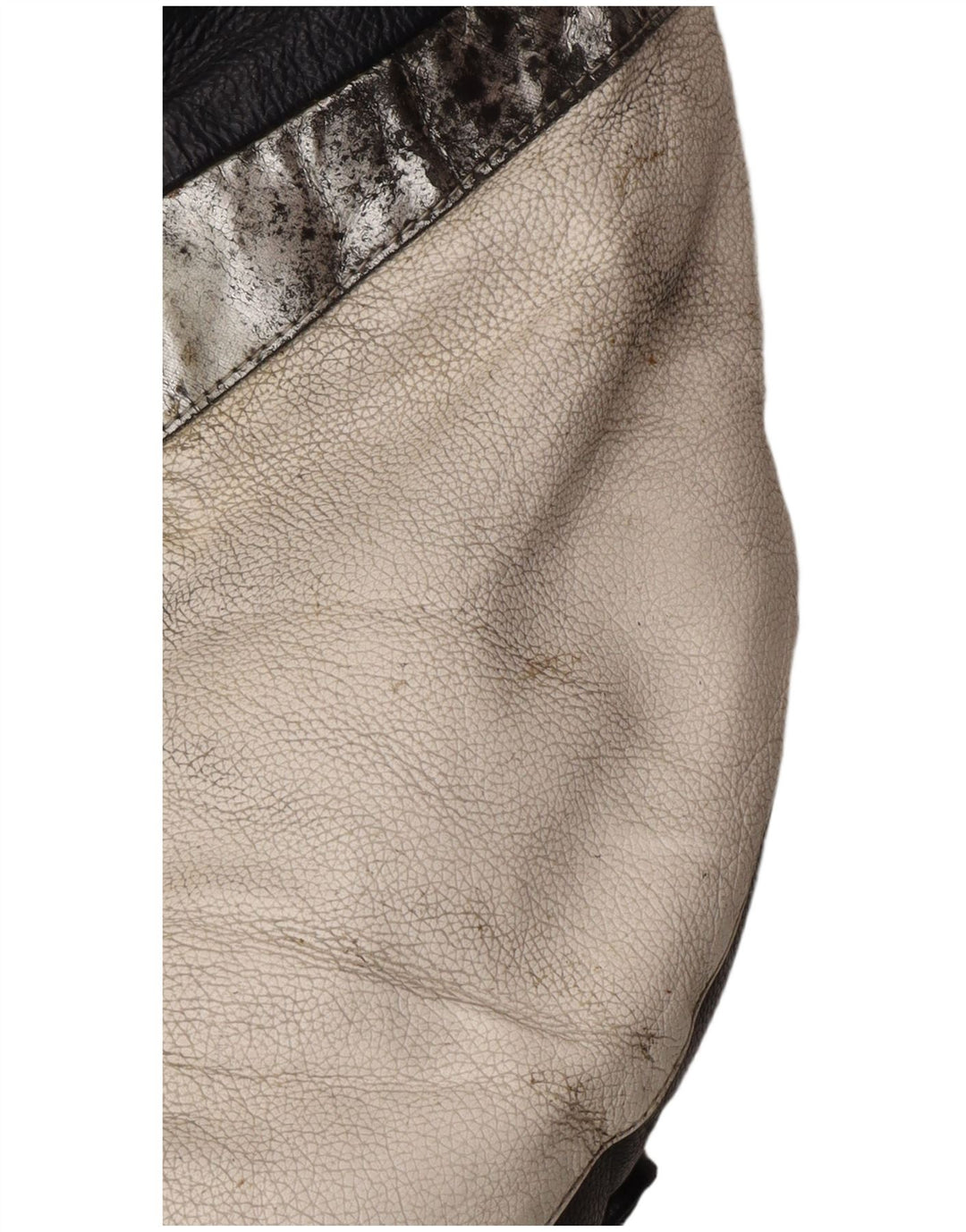 Spidi Mens Leather Racer Jacket IT 54 Large Black Colourblock Leather