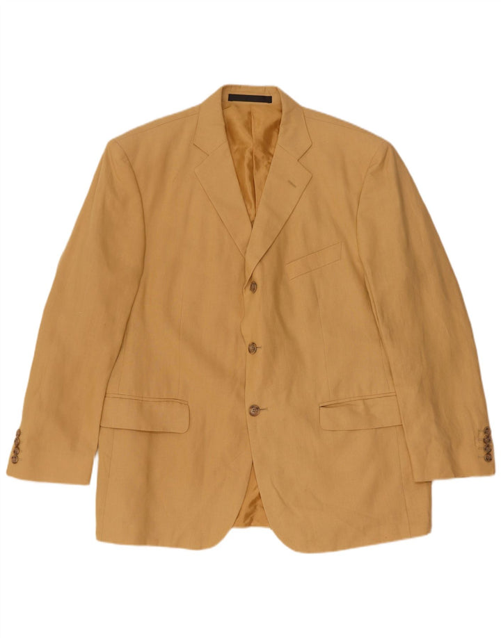 Marks & Spencer Veste blazer à 3 boutons pour homme UK 42 Grand lin beige