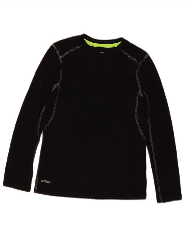 Starter Boys Top Long Sleeve 7-8 Years Medium Black Polyester