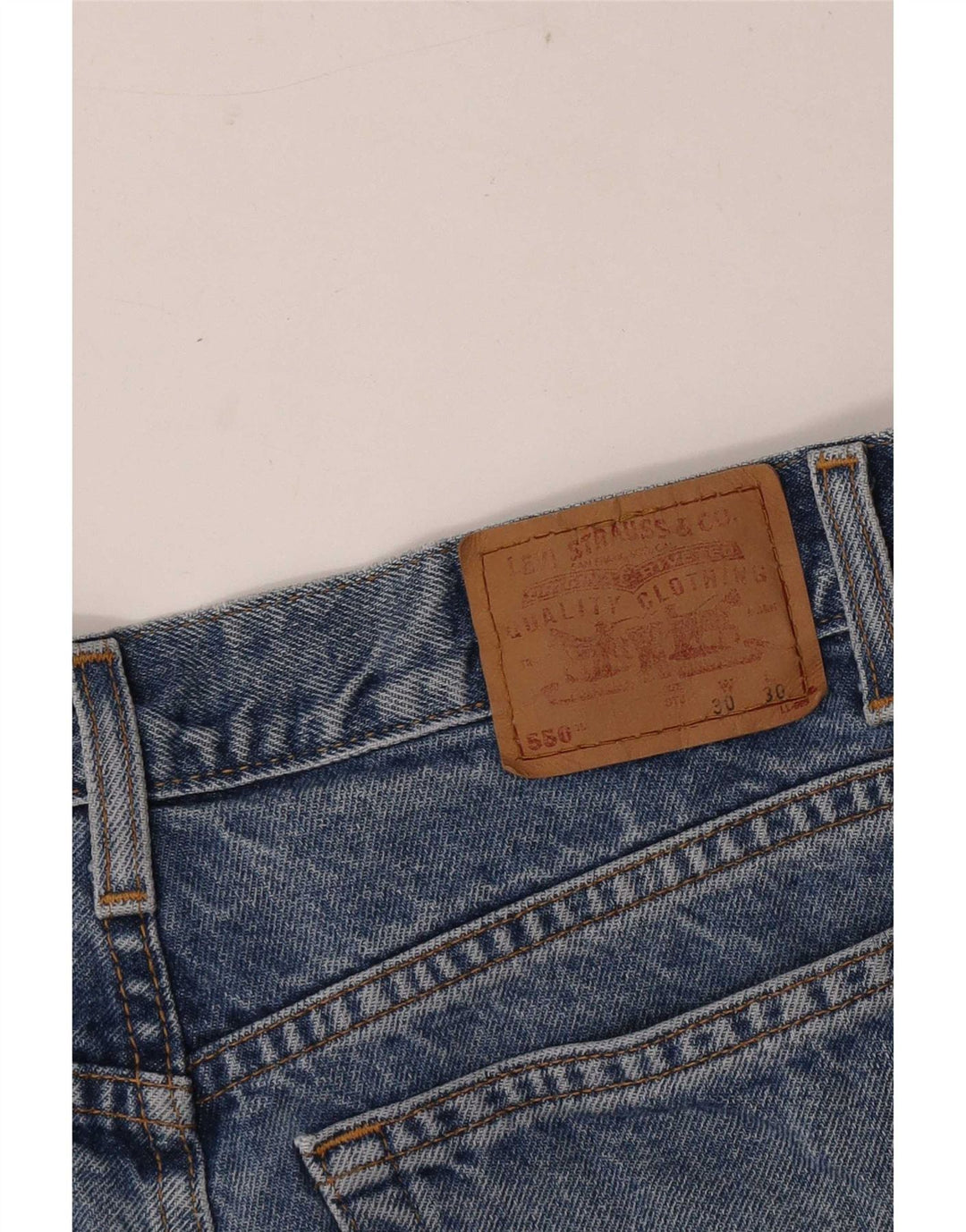 Levi's Mens 550 Denim Shorts W30 Medium Blue