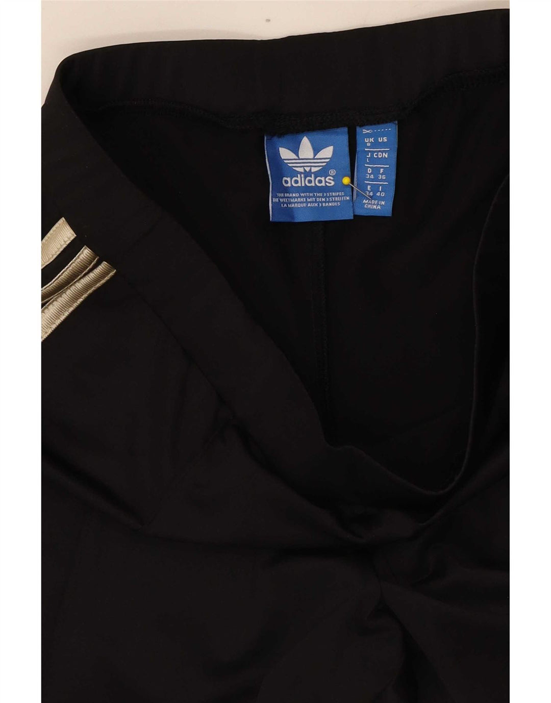 Leggings Adidas da donna UK 8 Small poliestere nero
