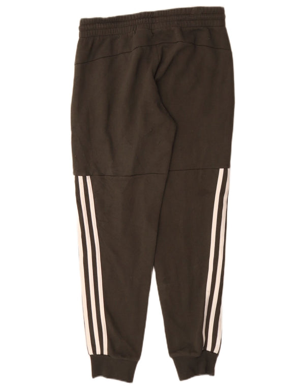 Adidas Damen Trainingshose Jogger UK 4/6 XS Khaki Baumwolle