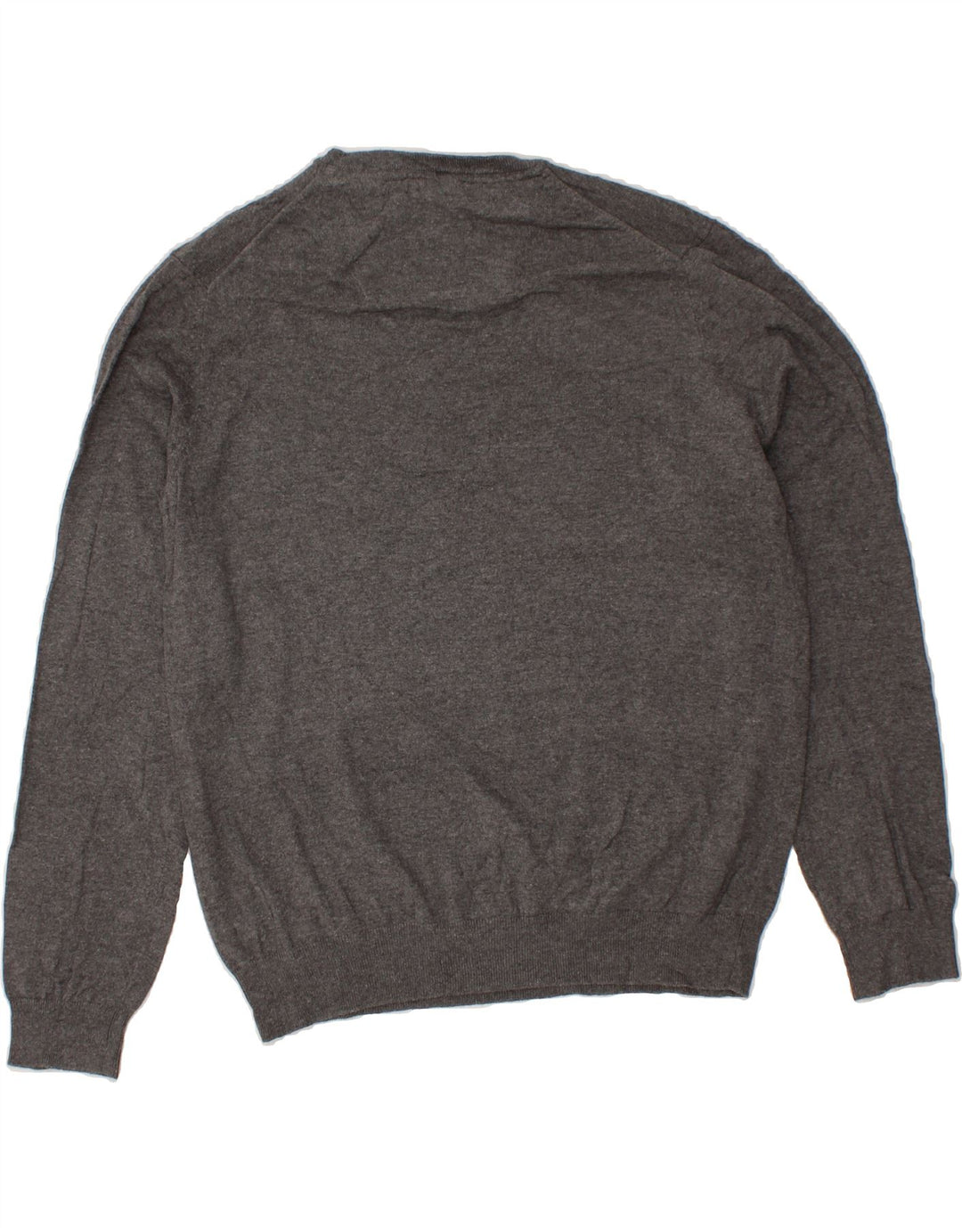 IZOD Mens V-Neck Jumper Sweater XL Grey Cotton Vintage Izod and Second-Hand Izod from Messina Hembry 