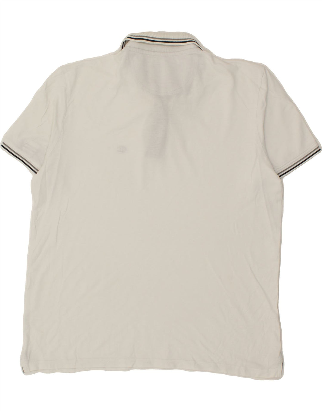 CHAMPION Mens Polo Shirt Large White Vintage Champion and Second-Hand Champion from Messina Hembry 