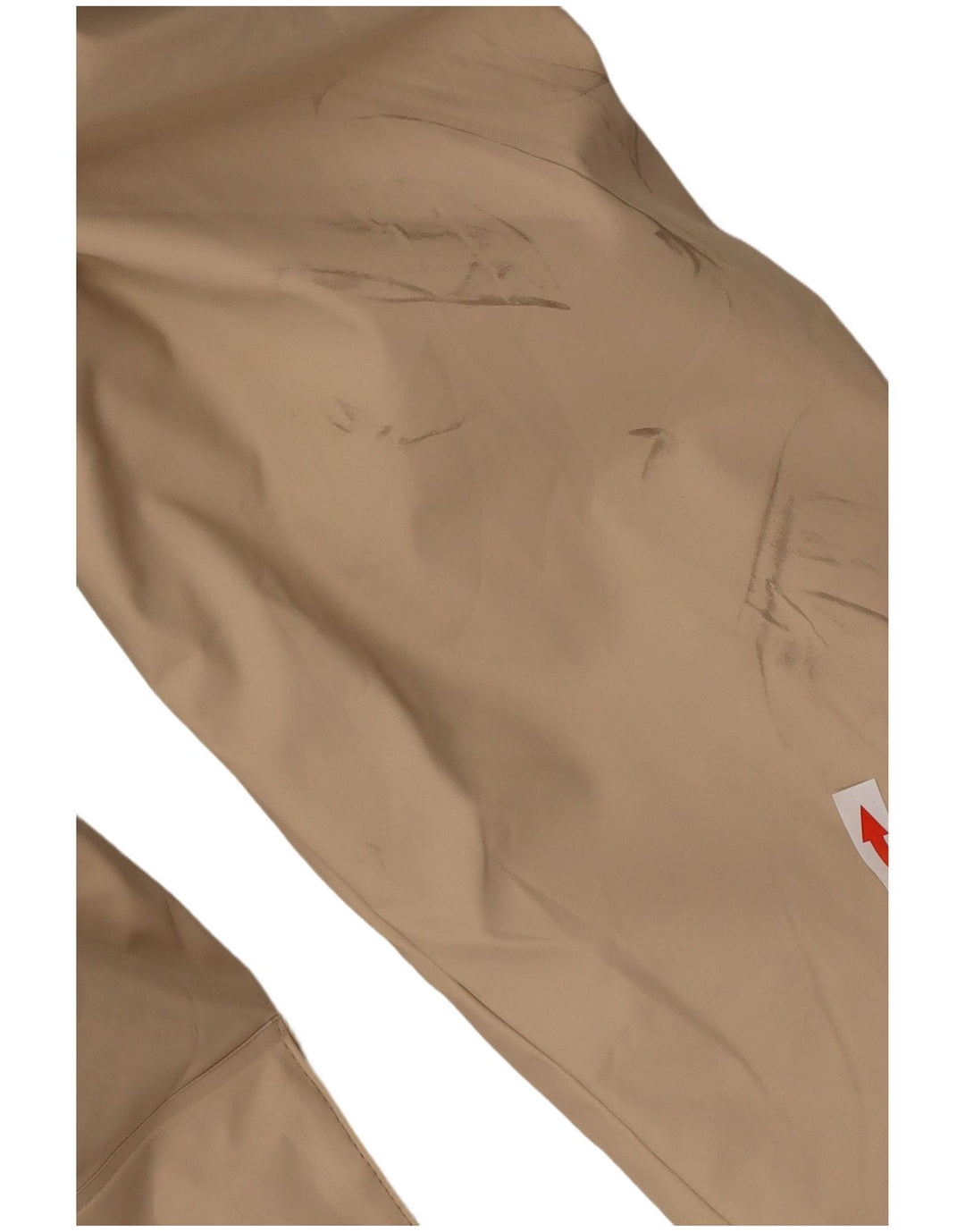 Marks & Spencer Womens Hooded Raincoat UK 12 Medium Beige Polyurethane
