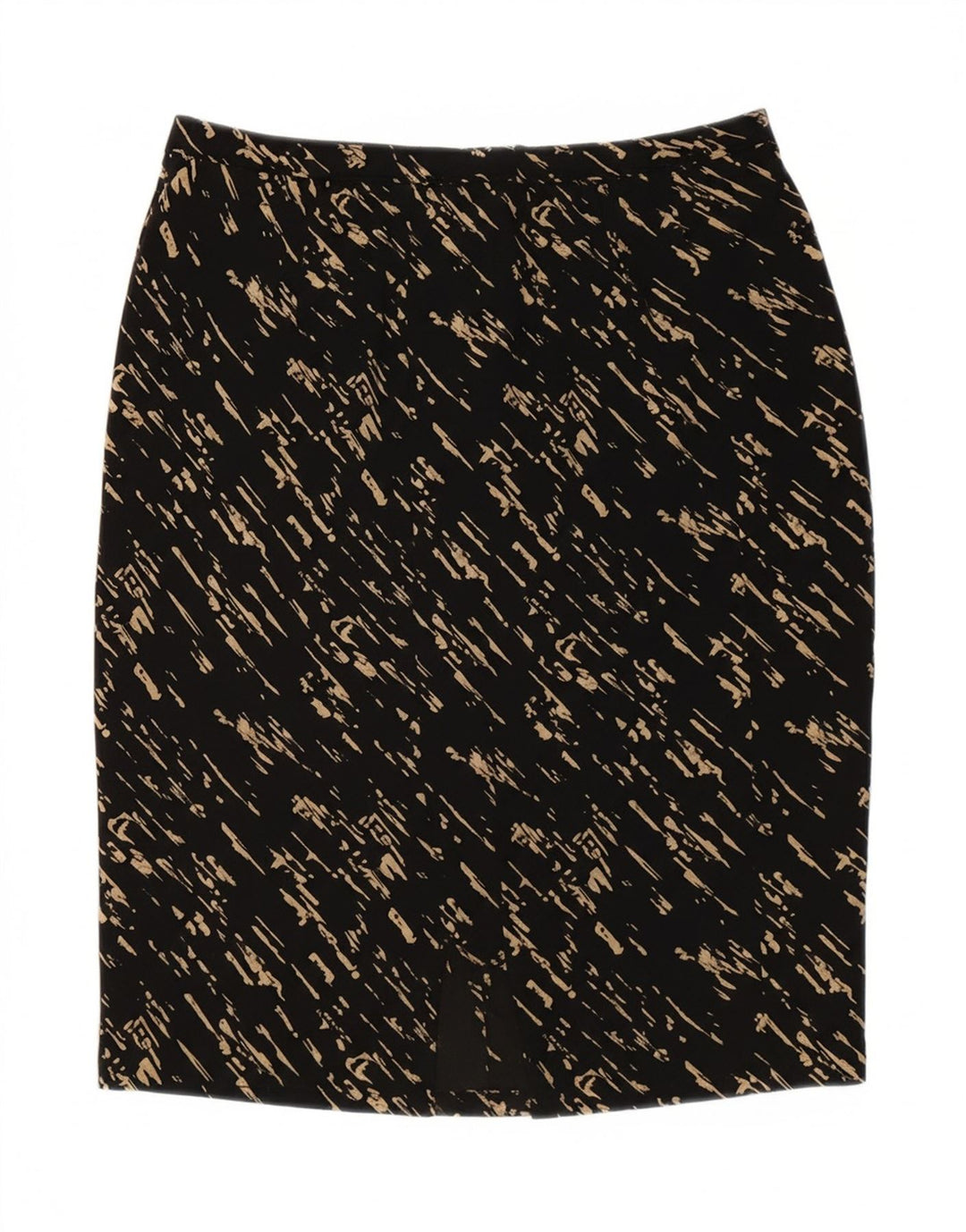VINTAGE Womens Abstract Pattern Pencil Skirt W27 Small Black Vintage Vintage and Second-Hand Vintage from Messina Hembry 