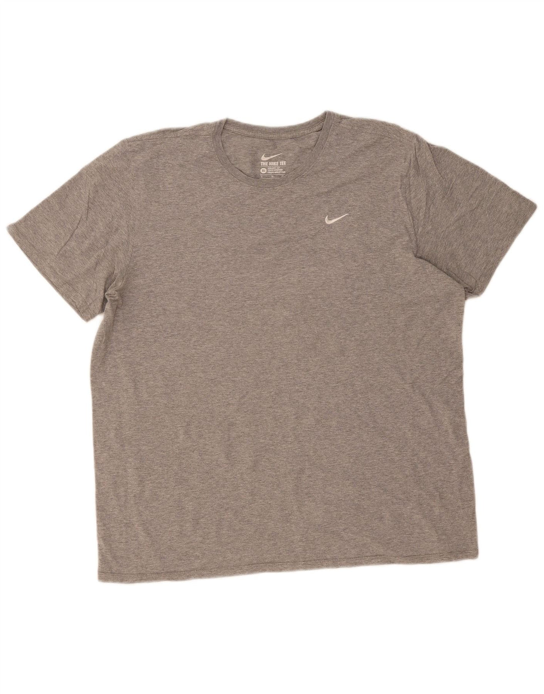 NIKE Mens Athletic Cut T-Shirt Top XL Grey