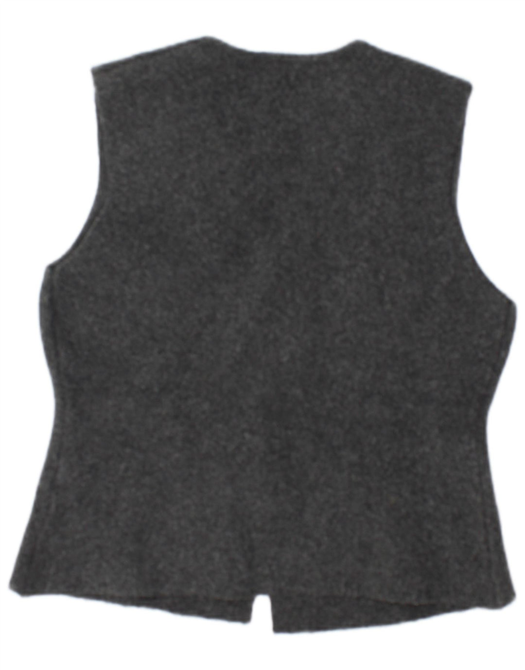 Zara Womens Waistcoat UK 14 Large Grey Polyester