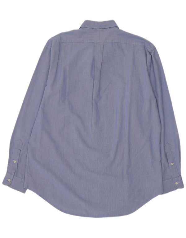 Polo Ralph Lauren Camicia Yarmouth da uomo taglia 16 grande cotone blu