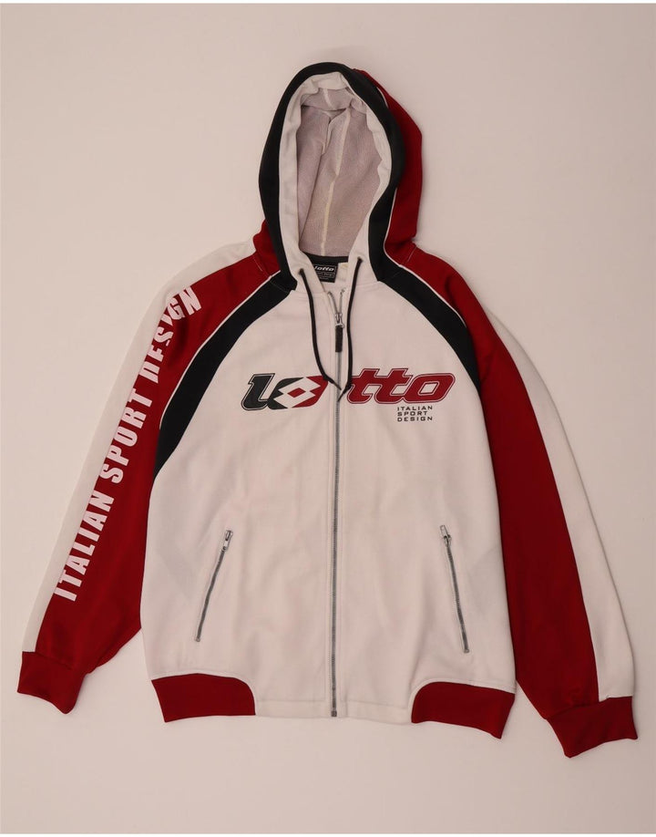 Tuta intera da uomo con grafica Lotto 2XL Poliestere color block bianco