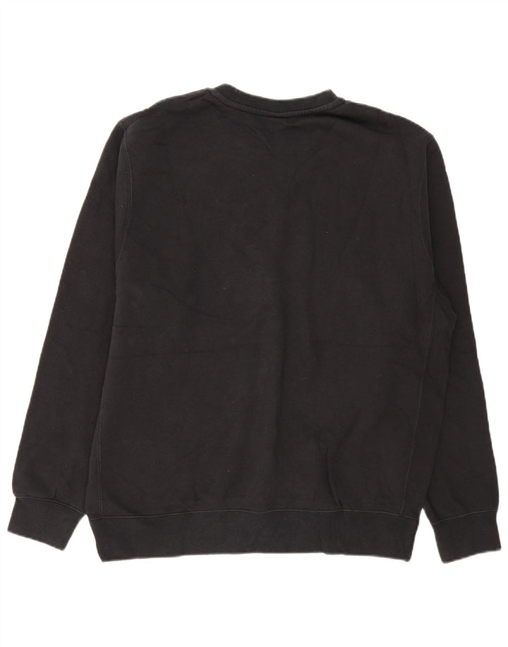 Nike Sweat-shirt pour homme en coton noir Taille L