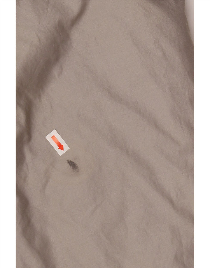 Skila Mens Hooded Padded Jacket EU 50 Large Grey Cotton