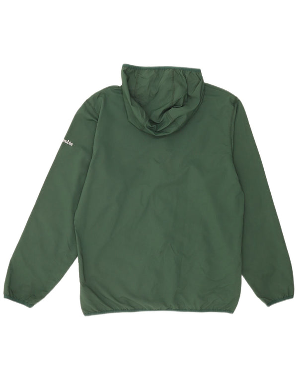 Columbia Herre Michigan State Spartans Regnjakke med hætte UK 38 Medium Green