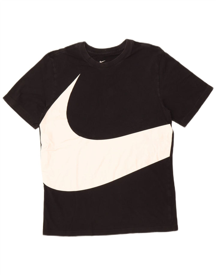 Nike Mens Graphic T-Shirt Top Small Black Colourblock