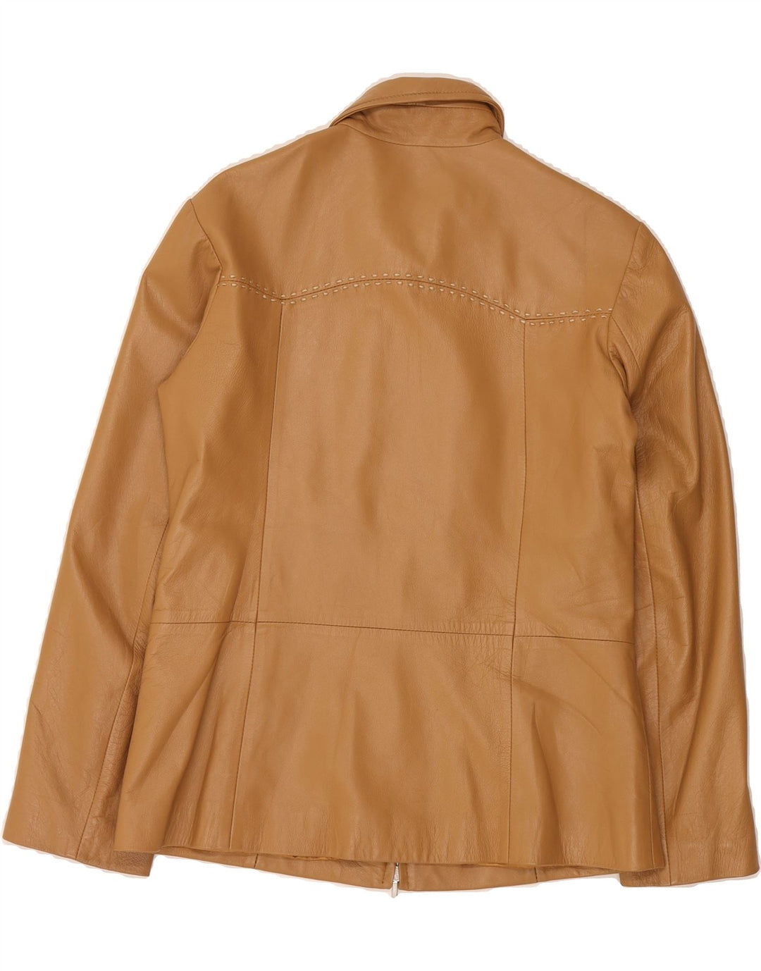 DOUGLAS Womens Leather Jacket UK 14 Medium Brown Leather Vintage Douglas and Second-Hand Douglas from Messina Hembry 