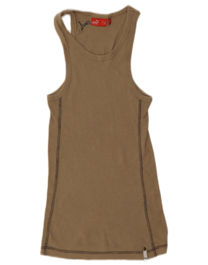 Puma Womens Vest Top UK 8 Small Brown