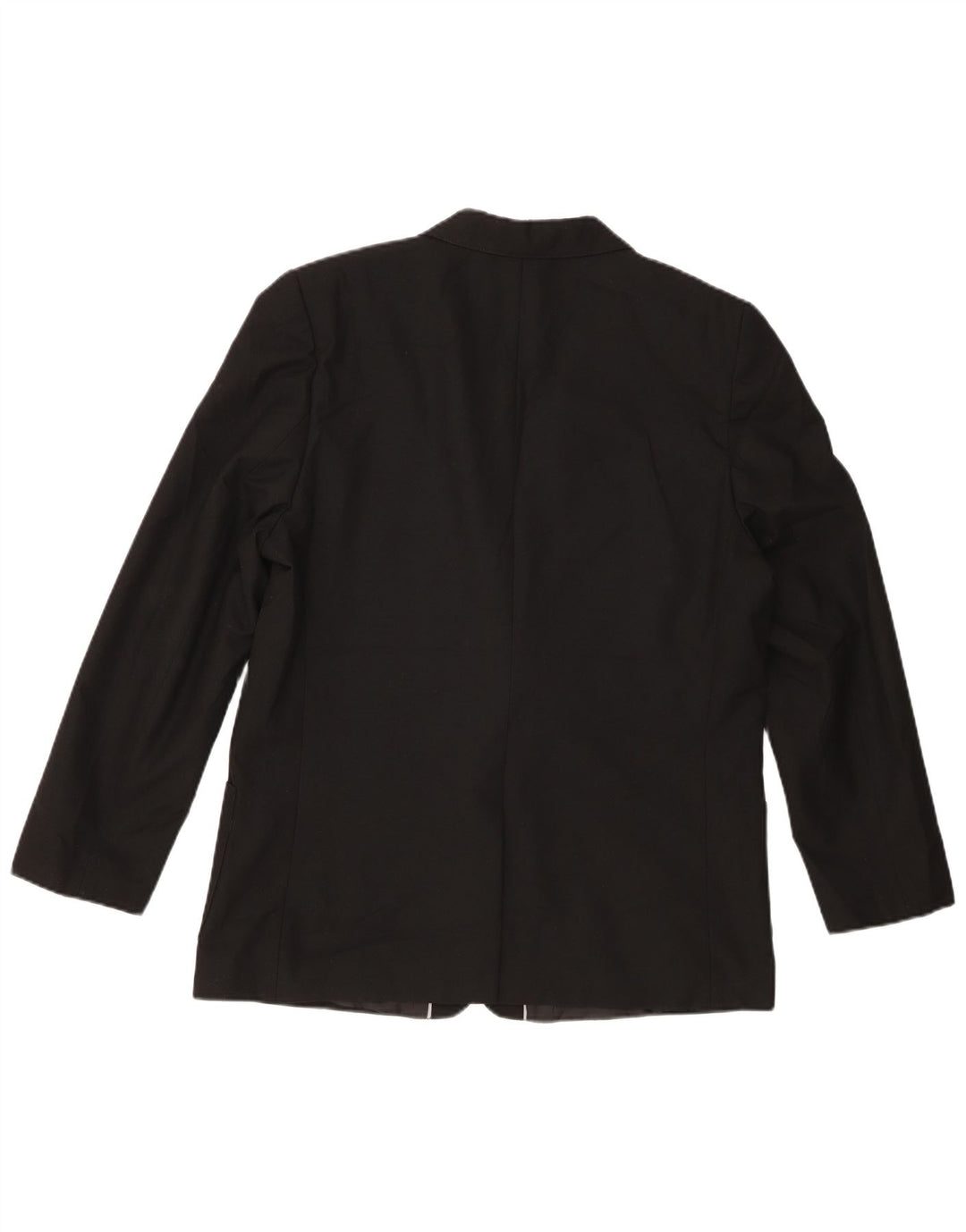 MARKS & SPENCER Boys 2 Button Blazer Jacket 14-15 Years Black Polyester