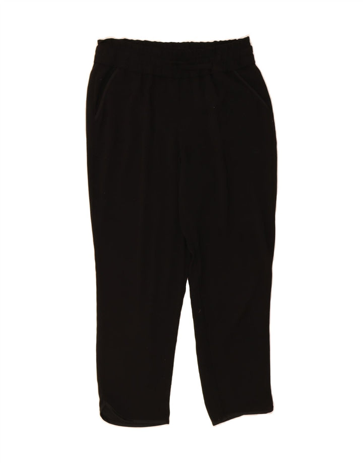 ZARA Womens Tracksuit Trousers UK 14 Medium Black Vintage Zara and Second-Hand Zara from Messina Hembry 