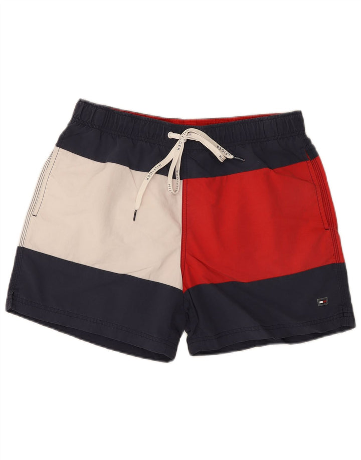 Tommy Hilfiger Mens Swimming Shorts Medium Multicoloured Colourblock