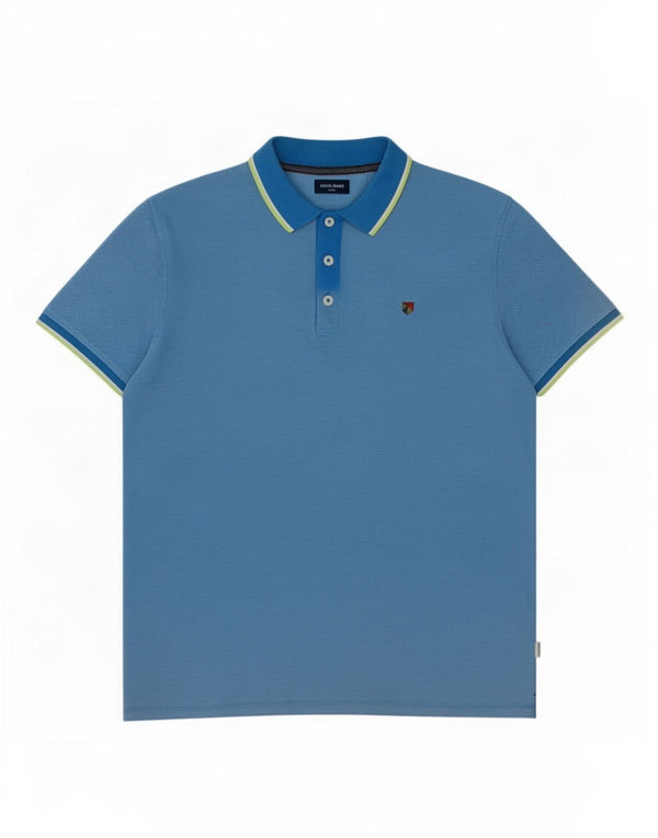 Jack & Jones Herren Poloshirt XL Blau Baumwolle