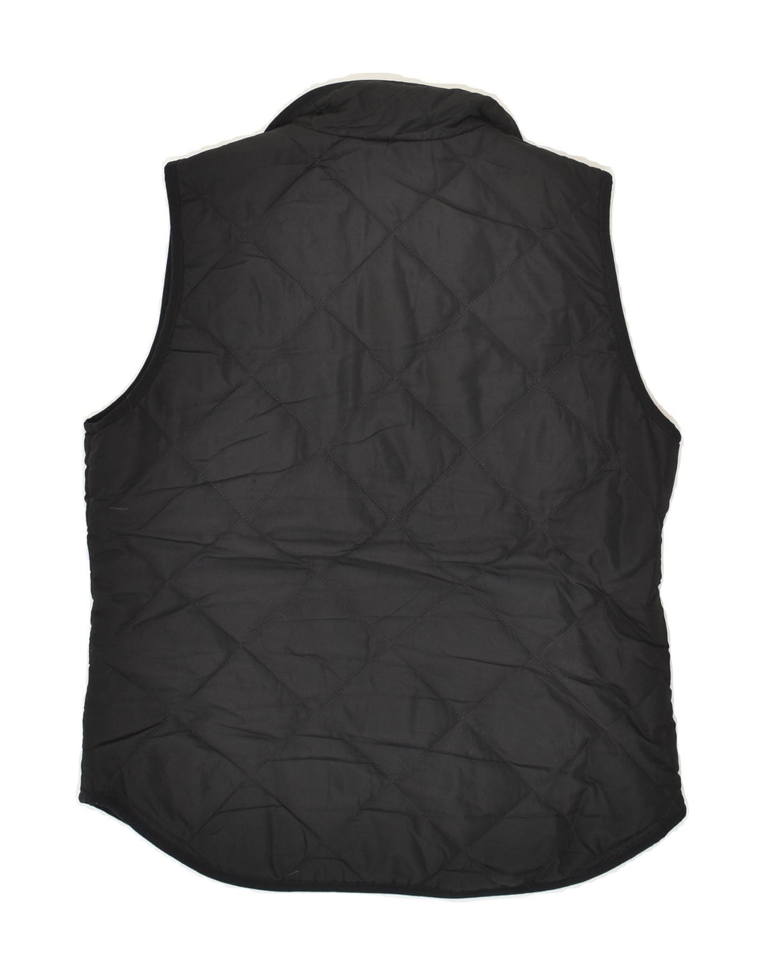 J. CREW Womens Quilted Gilet UK 6 XS Black Polyester | Vintage J. Crew | Thrift | Second-Hand J. Crew | Used Clothing | Messina Hembry 