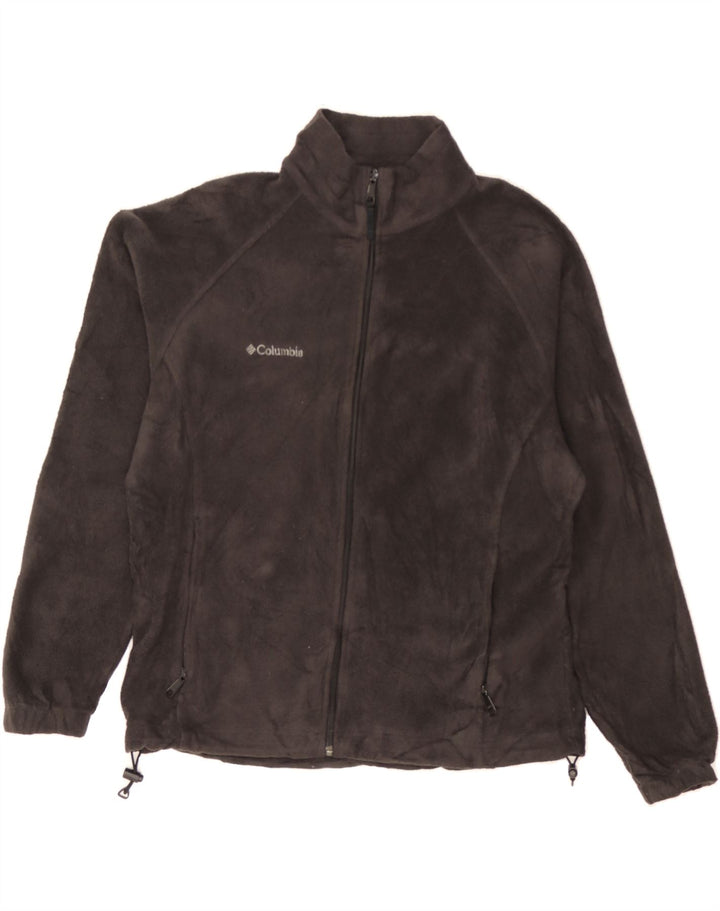 COLUMBIA Womens Fleece Jacket UK 18 XL Black Polyester Vintage Columbia and Second-Hand Columbia from Messina Hembry 