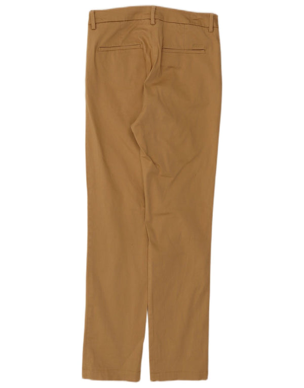 Gant Pantalon Chino Droit Femme UK 8 Small W28 L27 Coton Beige