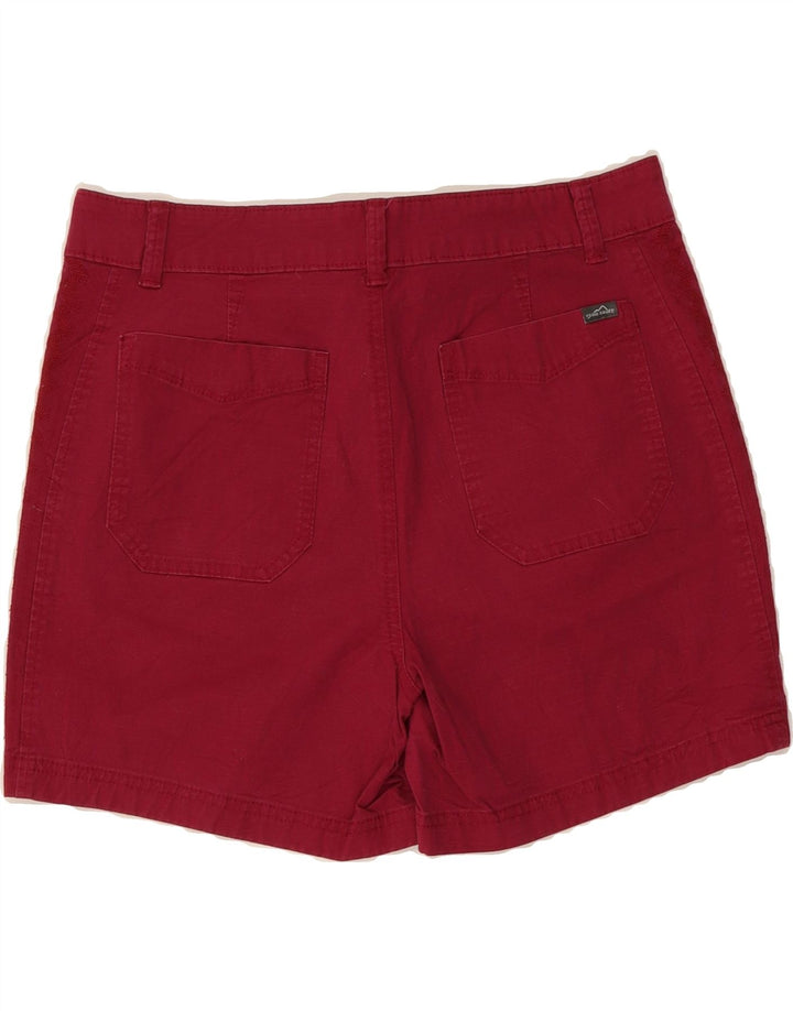 EDDIE BAUER Womens Chino Shorts US 8 Medium W30  Pink Cotton Vintage Eddie Bauer and Second-Hand Eddie Bauer from Messina Hembry 
