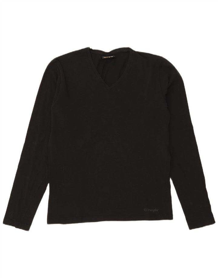 Wrangler Womens Top Long Sleeve UK 18 XL Black