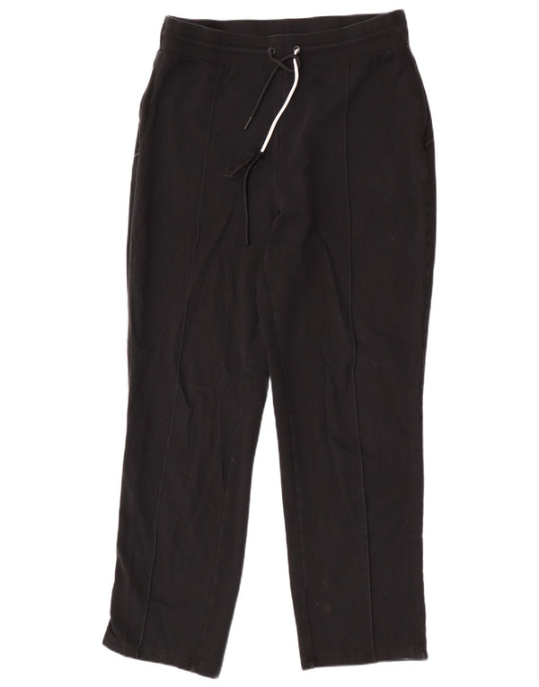 Marks & Spencer Pantalon de survêtement pour femme UK 14 Large Noir Coton