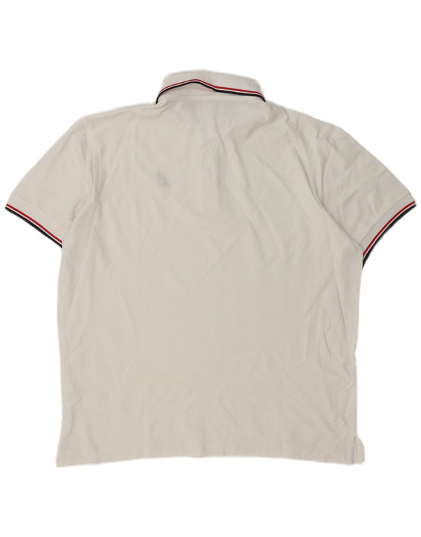 Camisa polo masculina AUSTRALIAN L'ALPINA IT 56 XL algodão listrado branco