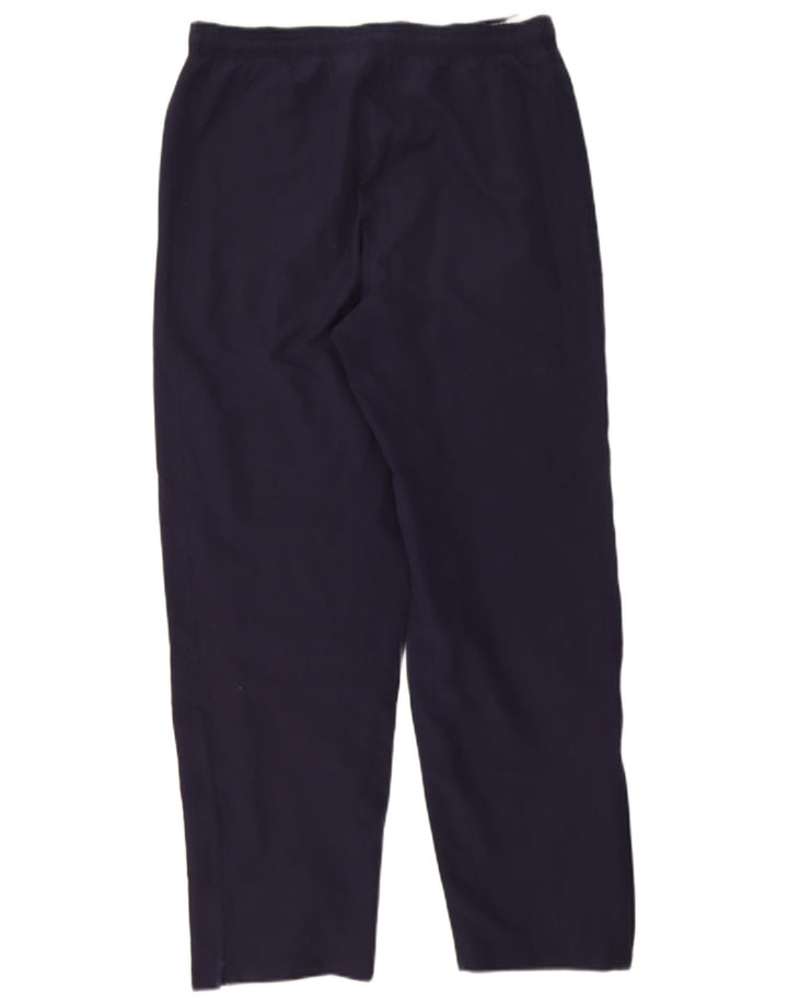 Adidas Womens Tracksuit Trousers UK 12 Medium Navy Blue Polyester